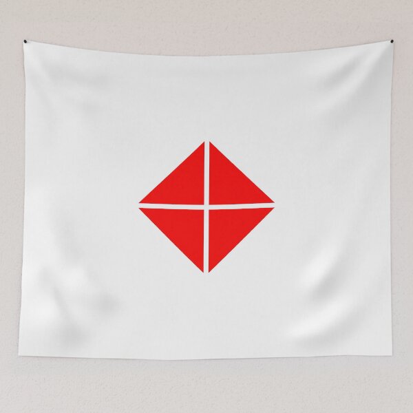 Item preview, Large square of four triangles | Simple design designed and sold by mtsdesign.