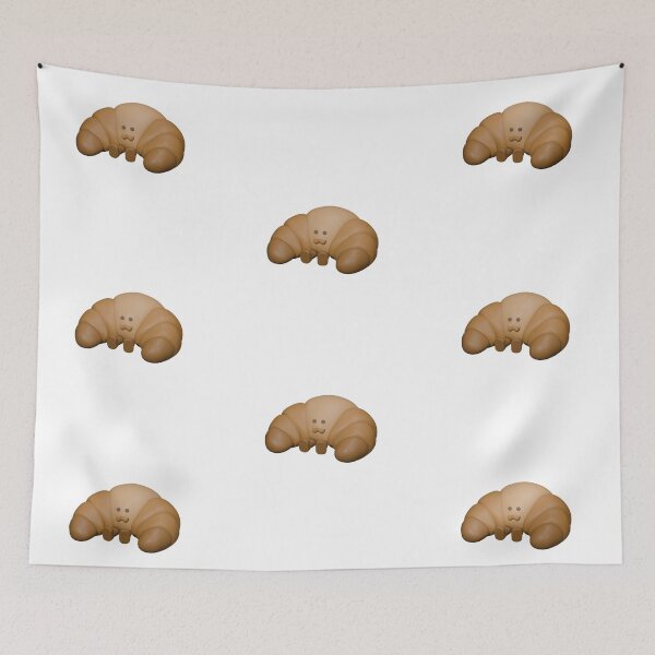 Item preview, Cute 3D croissant illustration designed and sold by Soooph.