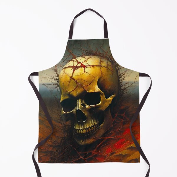 Item preview, Skull adorned thorns designed and sold by MatrixTattoo.