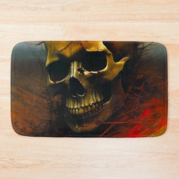 Item preview, Skull adorned thorns designed and sold by MatrixTattoo.