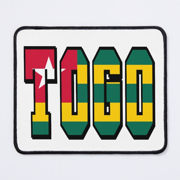 Item preview, Togo Country Flag Typography designed and sold by TravelWish.