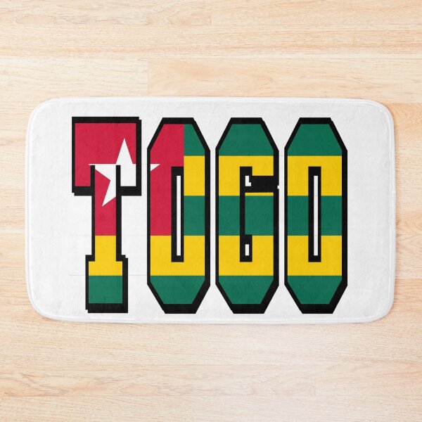 Item preview, Togo Country Flag Typography designed and sold by TravelWish.