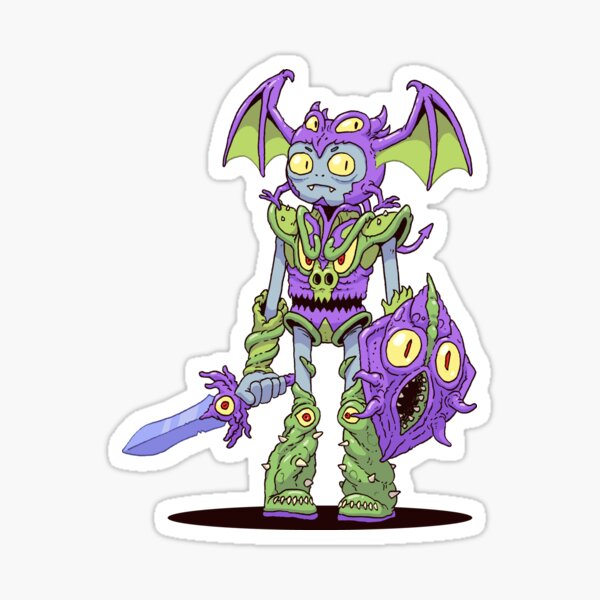 Purple Knight Sticker