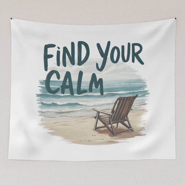 Item preview, encuentra tu calma designed and sold by mood-draftsman.