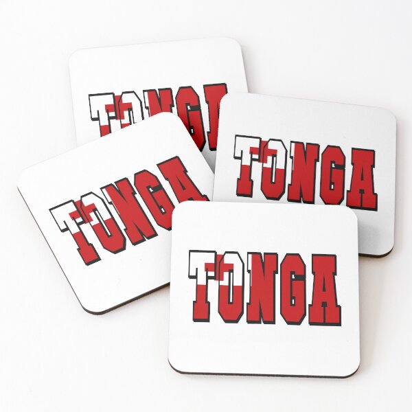 Item preview, Tonga Country Flag Typography designed and sold by TravelWish.