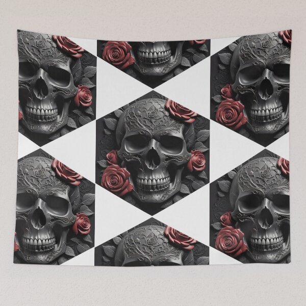 Item preview, Skull and Rose designed and sold by AbsoluteA.