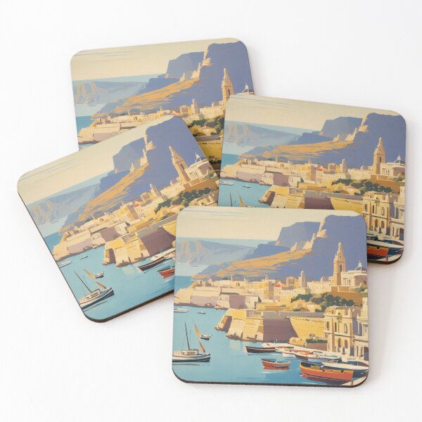Item preview, Malta Travel Poster designed and sold by CaliforniaDi.