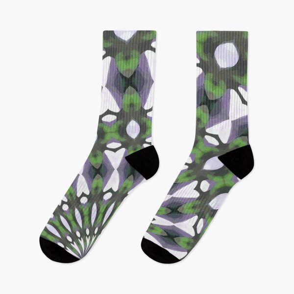 Item preview, Symmetrical Geometric Design 12 Green Blue White designed and sold by taiche.
