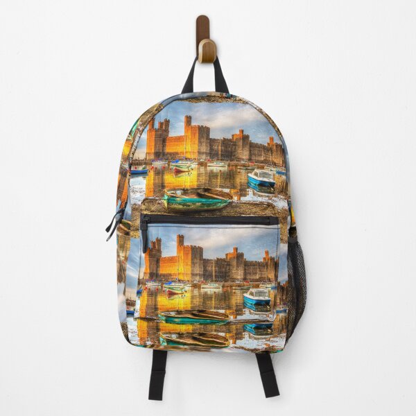 Item preview, Caernarfon Castle Glowing At Sunset designed and sold by Paul Thompson Photography.