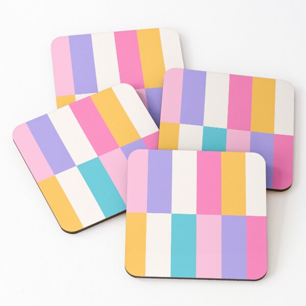 Item preview, Vertical Checker Print - Neon Rainbow designed and sold by latheandquill.