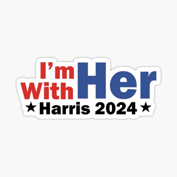 Vista previa del artículo con la obra «Estoy con ella Kamala Harris 2024 Vinilo», diseñado y vendido por germashop.