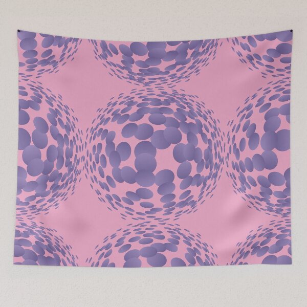 Item preview, Ultra violet halftone circles seamless pattern. Vector illustration designed and sold by designer437.