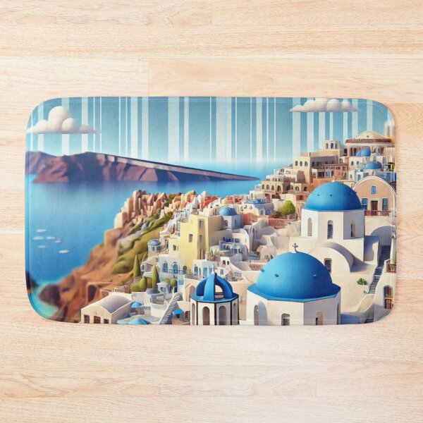 Item preview, "Santorini Serenity" designed and sold by WildVista.
