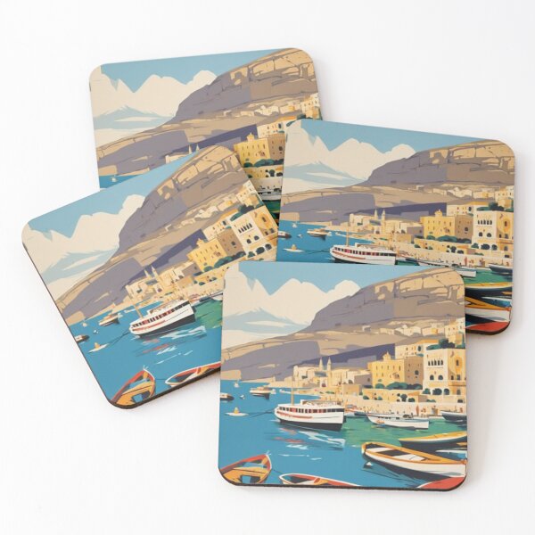 Item preview, Malta Travel Poster designed and sold by CaliforniaDi.