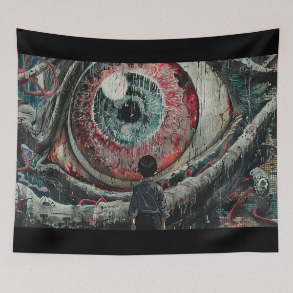 Item preview, the gaze - psychedelic manga anime designed and sold by ForsakenFrames.