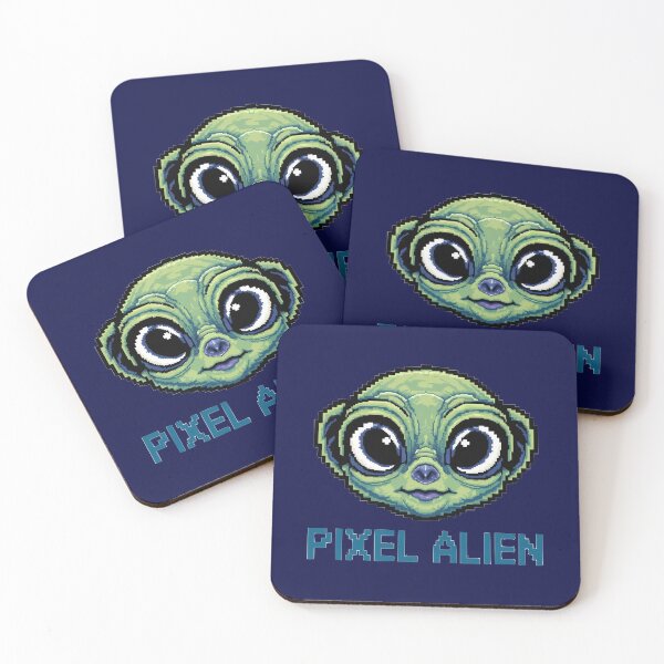 Item preview, Pixel Alien No.2 designed and sold by Gentle40Winks.