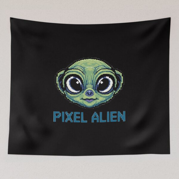Item preview, Pixel Alien No.2 designed and sold by Gentle40Winks.