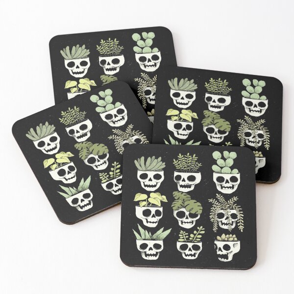Item preview, Skull Planter Pots - Unique and Creepy Home Decor designed and sold by Mosaic-97.