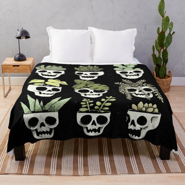 Item preview, Skull Planter Pots - Unique and Creepy Home Decor designed and sold by Mosaic-97.