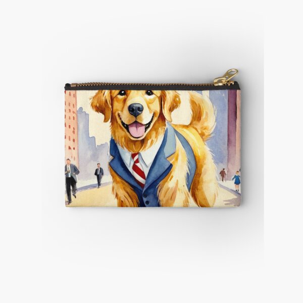 Item preview, Golden Retriever Working For His Kibble - Retro Watercolor designed and sold by MyDearLion.
