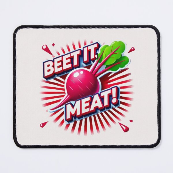 Item preview, "Beet it, Meat!" designed and sold by WildVista.