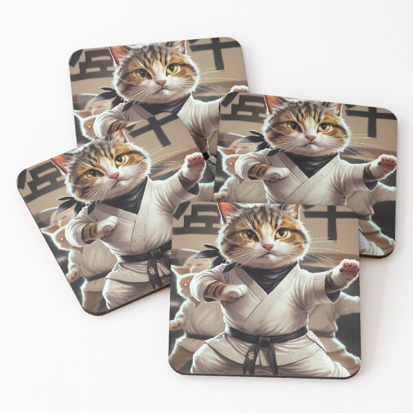 Item preview, Cat karate sensei designed and sold by Situstshirts.
