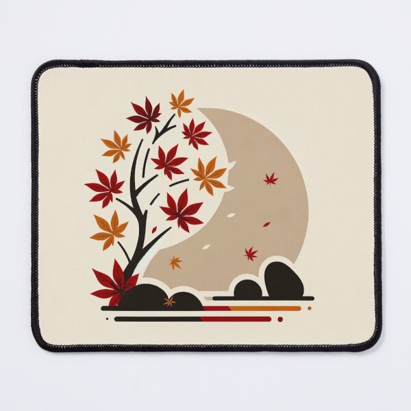 Item preview, Simple autumn pattern of Japan designed and sold by saqui-com.