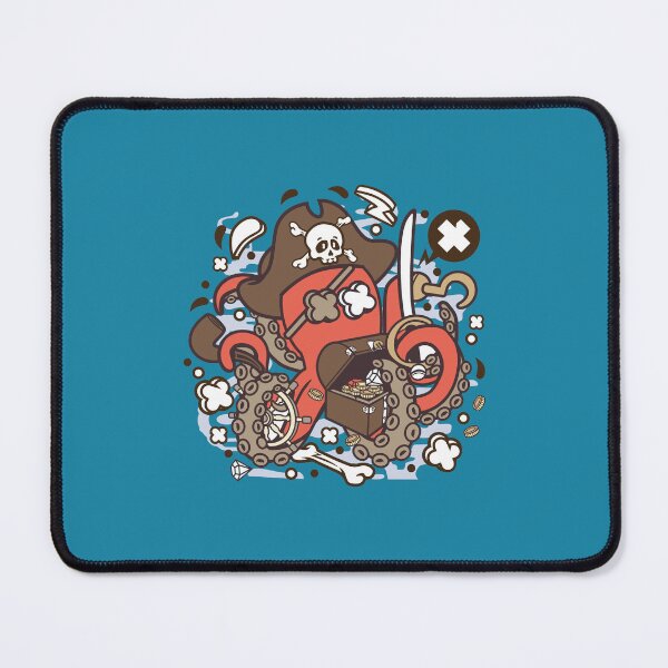 Item preview, pirate octopus designed and sold by ManikRaja.