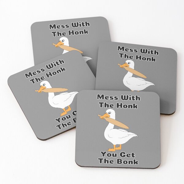 Item preview, Mess with the honk you get the bonk-White Goose designed and sold by Pint-SizeDesign.