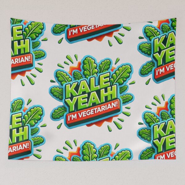 Item preview, Kale Yeah, I'm Vegetarian! designed and sold by WildVista.