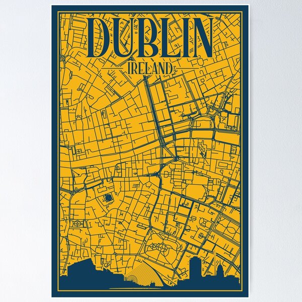 Item preview, Dublin Ireland travel destination designed and sold by skalihm.