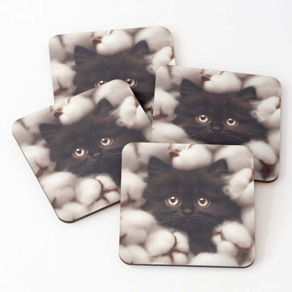 Item preview, Cotton Ball Kitty designed and sold by BeeTheArtCo.