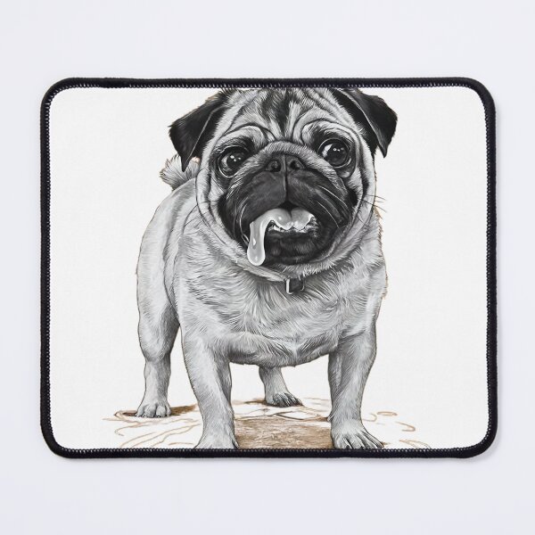 Item preview, Cute drooling pug designed and sold by Situstshirts.
