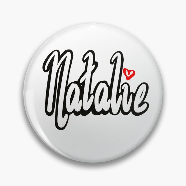 Item preview, Natalie popular girls name woman women’s first name in white cursive calligraphy personalised personalized customized name Gift for Natalie designed and sold by Artonmytee.