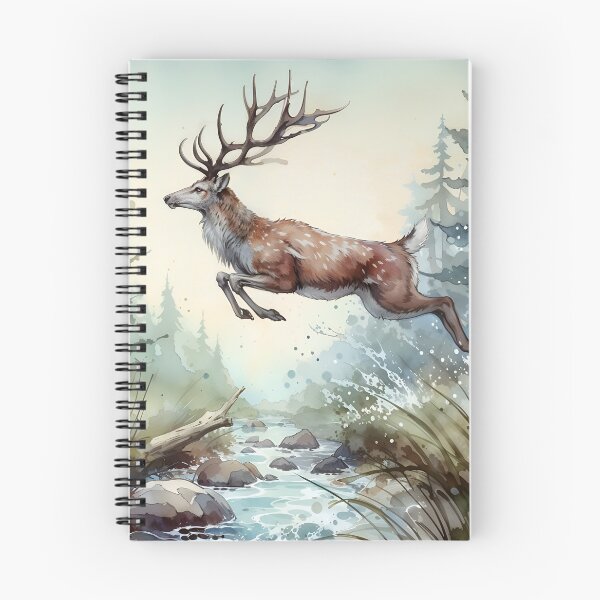 Item preview, Deer Leaping designed and sold by RubisLeaf.