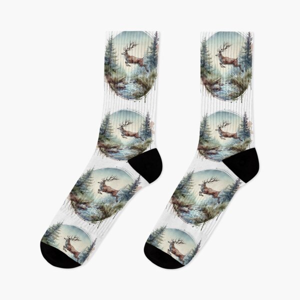 Item preview, Deer Leaping designed and sold by RubisLeaf.