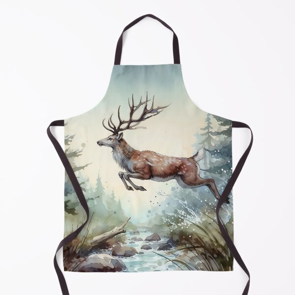 Item preview, Deer Leaping designed and sold by RubisLeaf.