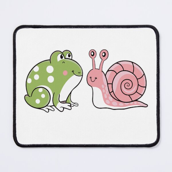 Item preview, Cute Frog and Snail, Adorable Animal and Nature Lovers Fun designed and sold by GreenSlate.