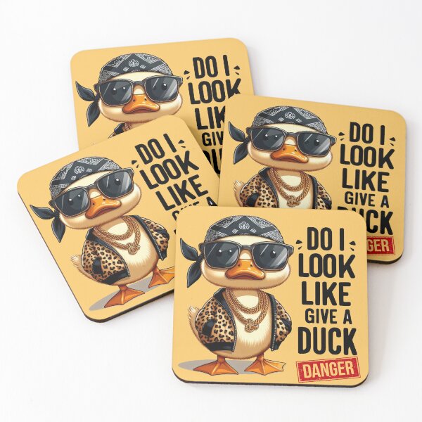 Item preview, Boss Duck Vibes: 'Do I Look Like I Give a Duck?' - Funny and Cool Duck Design designed and sold by Ali Doodles.