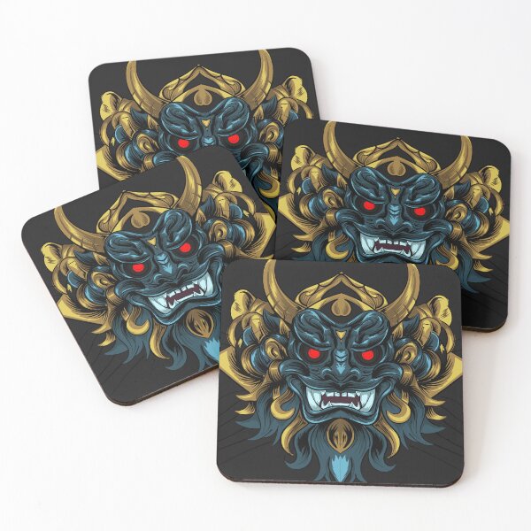Item preview, barong bali and oni mask designed and sold by Mychicstuff.