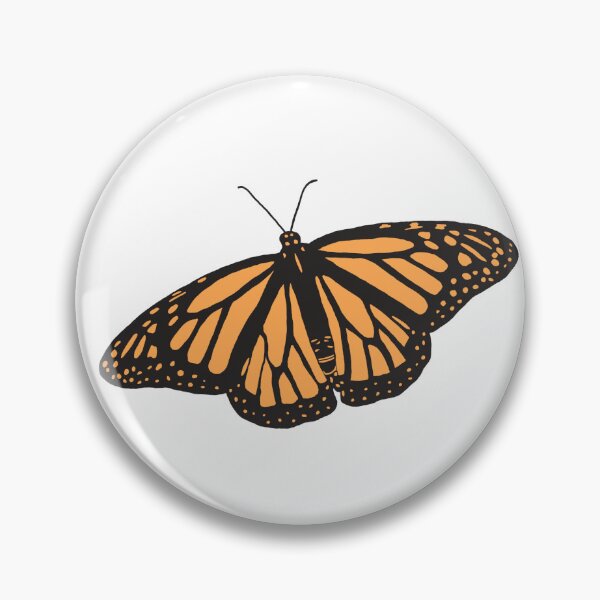 Item preview, Orange Monarch Butterfly Digital Drawing designed and sold by artbybri7.