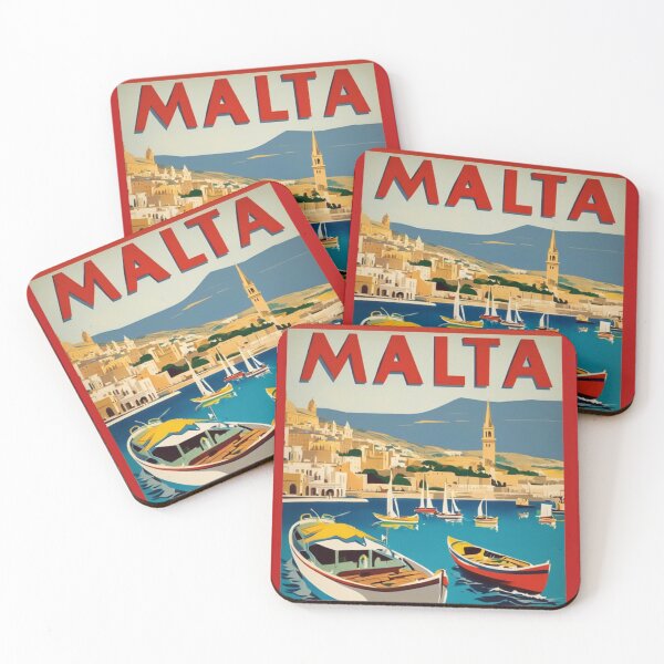 Item preview, Malta Travel Poster designed and sold by CaliforniaDi.