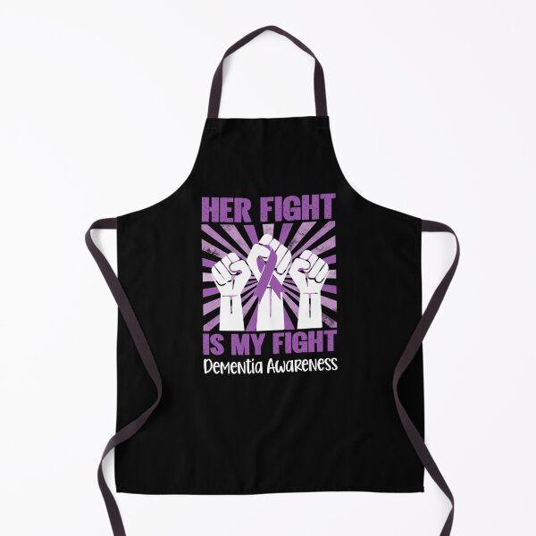 Item preview, Her Fight Is My Fight Dementia Awareness Purple Ribbon designed and sold by stylesip.