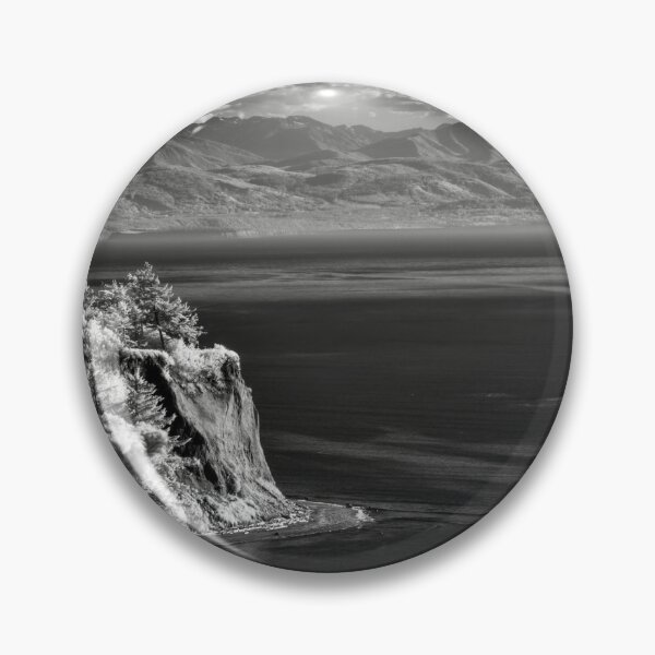 Item preview, Oak Harbor, WA on a foggy morning in infrared print 2 designed and sold by Cblifeisgood.