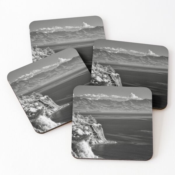 Item preview, Oak Harbor, WA on a foggy morning in infrared print 2 designed and sold by Cblifeisgood.
