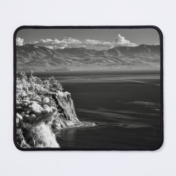 Item preview, Oak Harbor, WA on a foggy morning in infrared print 2 designed and sold by Cblifeisgood.