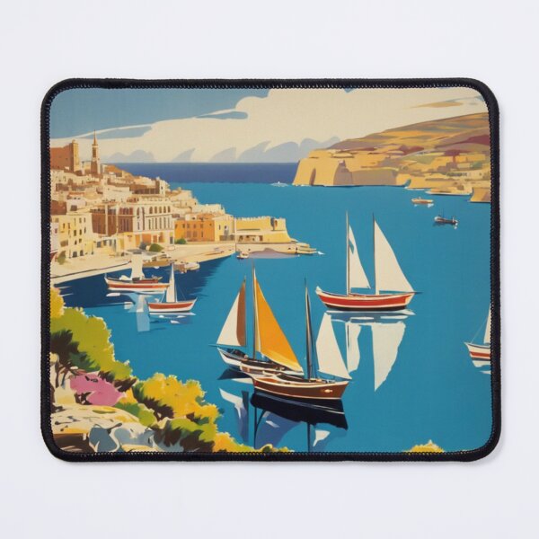 Item preview, Malta Travel Poster designed and sold by CaliforniaDi.