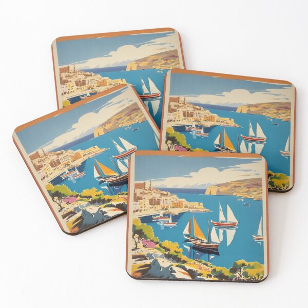 Item preview, Malta Travel Poster designed and sold by CaliforniaDi.
