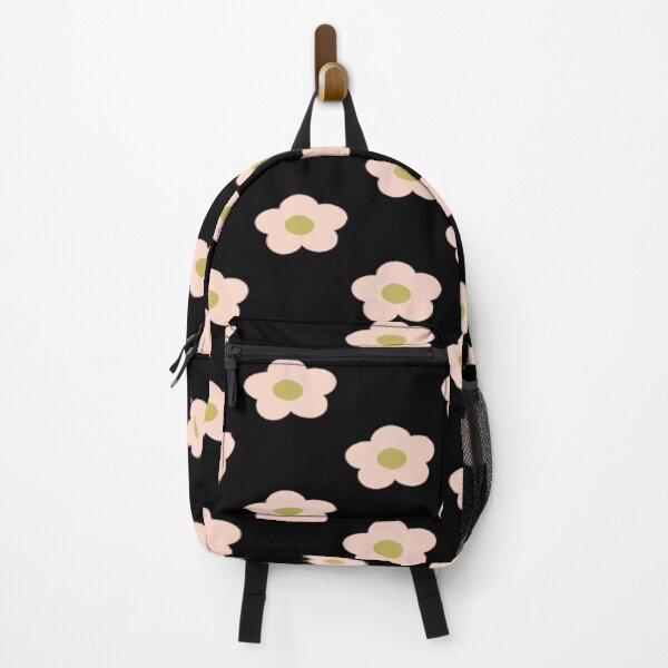 Item preview, Pink Retro Floral Pattern With Black Backround designed and sold by Mimigotthegoods.
