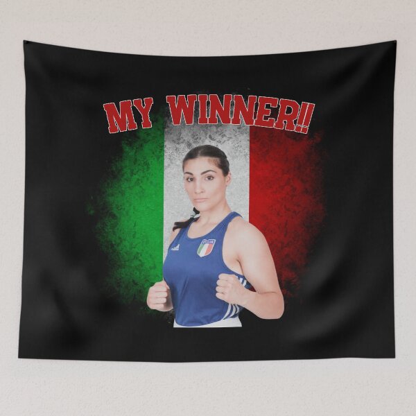 Item preview, ANGELA CARINI 2 - MY WINNER - PROTECT WOMEN'S SPORT BOXING OLYMPICS 2024 designed and sold by Gramsta.